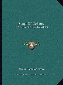 portada songs of depauw: a collection of college songs (1890)