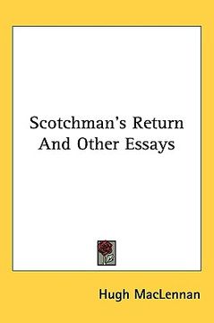 portada scotchman's return and other essays (en Inglés)