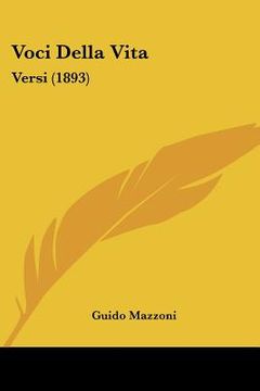 portada voci della vita: versi (1893) (en Inglés)