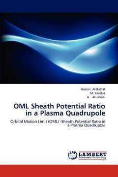 portada oml sheath potential ratio in a plasma quadrupole (en Inglés)