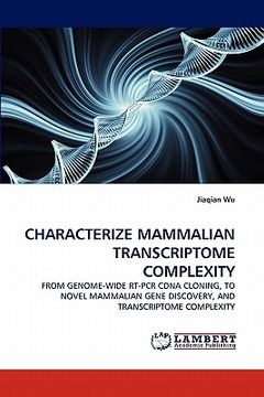 portada characterize mammalian transcriptome complexity (en Inglés)