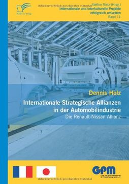 portada Internationale Strategische Allianzen in der Automobilindustrie: Die Renault-Nissan Allianz (German Edition) (in German)