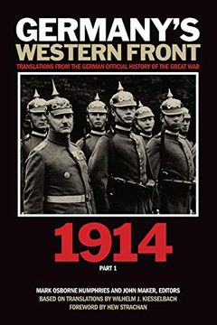 portada Germany's Western Front: 1914 (en Inglés)
