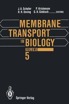 portada membrane transport in biology (en Inglés)