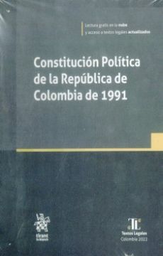 portada Constitucion Politica de la Republica de Colombia 1991