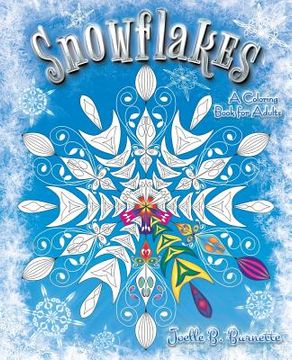 portada Snowflakes: A Coloring Book for Adults (en Inglés)