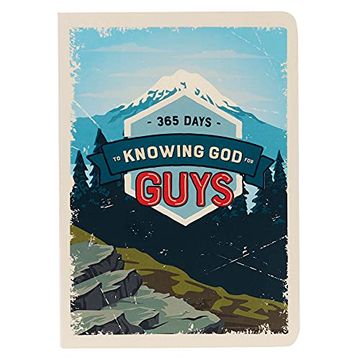 portada 365 Days to Knowing god for Guys Devotional - Paperback Edition (en Inglés)