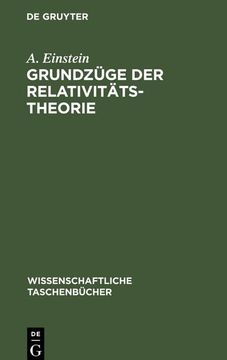 portada Grundzüge der Relativitätstheorie (en Alemán)