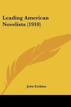 portada leading american novelists (1910) (en Inglés)