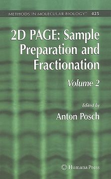 portada 2D Page: Sample Preparation and Fractionation: Volume 2 (en Inglés)