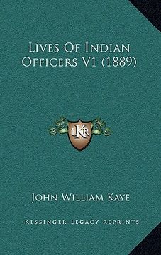 portada lives of indian officers v1 (1889) (en Inglés)