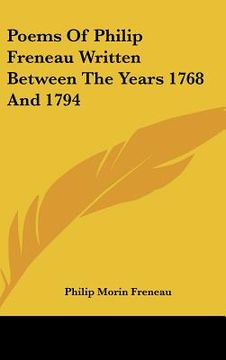 portada poems of philip freneau written between the years 1768 and 1794