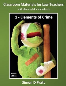 portada Classroom Materials for Law Teachers: Elements of Crime (in English)