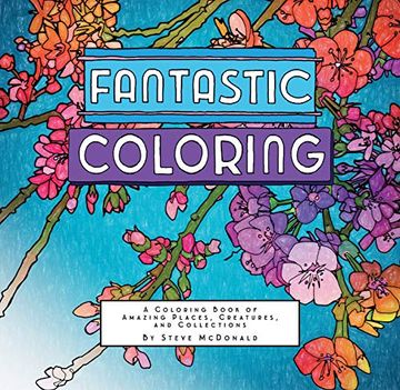 portada Fantastic Coloring: A Coloring Book of Amazing Places, Creatures, and Collections (en Inglés)