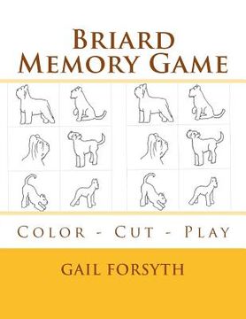 portada Briard Memory Game: Color - Cut - Play