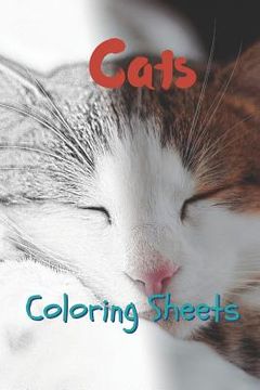 portada Cat Coloring Sheets: 30 Cat Drawings, Coloring Sheets Adults Relaxation, Coloring Book for Kids, for Girls, Volume 14 (en Inglés)