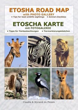 portada Etoscha Karte (Etosha National Park, Namibia) mit Fotogalerie