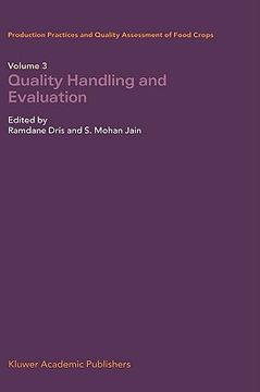 portada production practices and quality assessment of food crops (en Inglés)