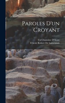 portada Paroles D'un Croyant (in French)
