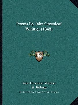 portada poems by john greenleaf whittier (1848) (in English)