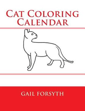 portada Cat Coloring Calendar (in English)