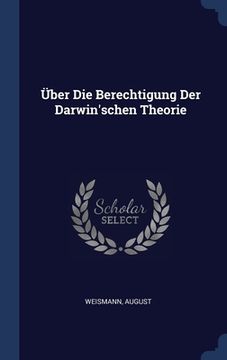 portada Über Die Berechtigung Der Darwin'schen Theorie