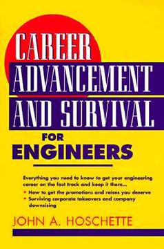 portada career advancement and survival for engineers (en Inglés)