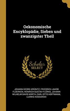 portada Oekonomische Encyklopädie, Sieben Und Zwanzigster Theil (en Alemán)
