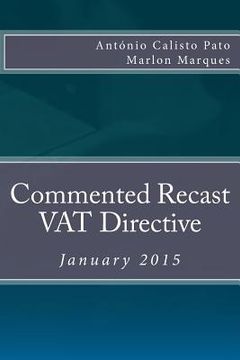 portada Commented Recast VAT Directive: January 2015 (en Inglés)