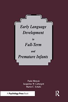 portada Early Language Development in Full-Term and Premature Infants (en Inglés)