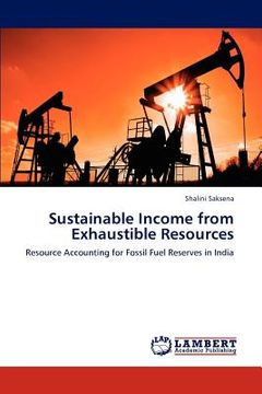 portada sustainable income from exhaustible resources (en Inglés)