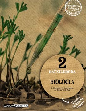 portada (Eus). (23). Biologia 2ºBatx. (Mundua Helburua) *Euskadi* (en Euskera)