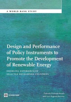 portada design and performance of policy instruments to promote the development of renewable energy