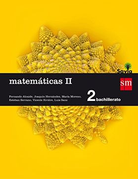 portada Matemáticas ii. 2 Bachillerato. Savia (in Spanish)
