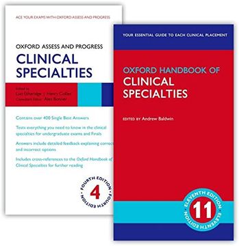 portada Oxford Handbook of Clinical Specialties 11e and Oxford Assess and Progress: Clinical Specialties 4e (in English)