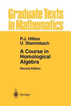 portada a course in homological algebra (in English)