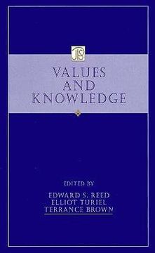 portada values and knowledge (en Inglés)
