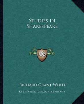 portada studies in shakespeare (en Inglés)