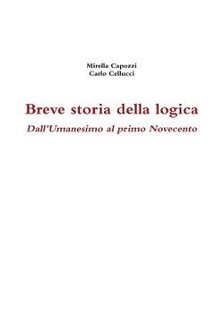 portada Breve storia della logica. Dall'Umanesimo al primo Novecento (en Italiano)