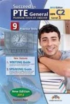 portada Succeed in pte General Level 5 (C2) 9 Practice Tests Self-Study Edition (Student's Book, Self Study Guide & mp3 Audio cd) 