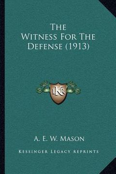 portada the witness for the defense (1913)