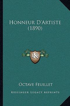 portada honneur d'artiste (1890) (en Inglés)