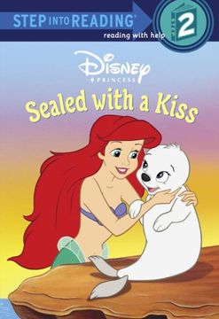 portada Sealed With a Kiss (Disney Princess) (Step Into Reading Step 2: Disney Princess) (en Inglés)