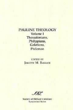 portada pauline theology, volume i (en Inglés)