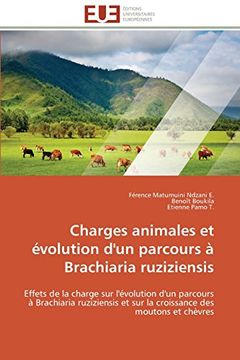 portada Charges Animales Et Evolution D'Un Parcours a Brachiaria Ruziziensis