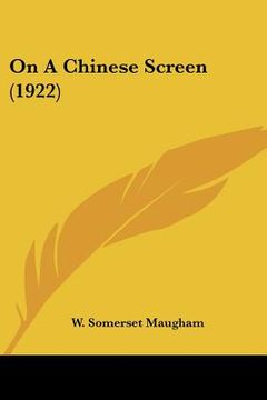 portada on a chinese screen (1922)