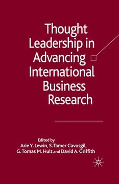portada Thought Leadership in Advancing International Business Research (en Inglés)