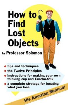 portada how to find lost objects (in English)
