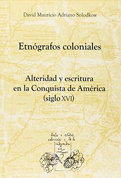 portada Etnografos Coloniales (in Spanish)