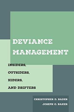 portada Deviance Management: Insiders, Outsiders, Hiders, and Drifters (en Inglés)
